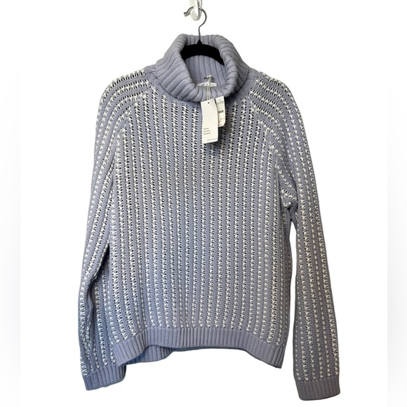 Haven Texture Stitch Turtleneck Size M NWT - Picture 3 of 6